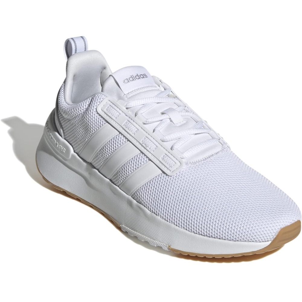 adidas Women's Racer TR21 Running Shoe White/White/Grey 7M